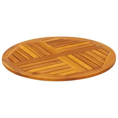 Tafelblad rond 70x2 cm massief acaciahout Tafelblad rond 70x2 cm massief acaciahout