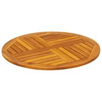 Tafelblad rond 70x2 cm massief acaciahout - thumbnail
