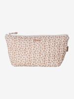 Toilettas voor kind in katoengaas roze, bedrukt - thumbnail