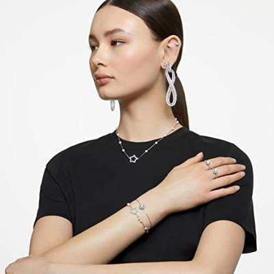 Swarovski 5636266 Armband Constella zilverkleurig-wit - thumbnail