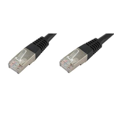 econ connect F6TP0,25SW RJ45 Netwerkkabel, patchkabel CAT 6 S/FTP 0.25 m Zwart Pair afscherming 1 stuk(s)