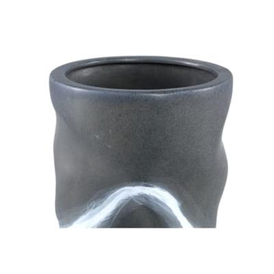 PTMD Bloempot Giacomo Grijs Vaas Ø15cm PTMD Bloempot Giacomo Grijs Vaas Ø15cm
