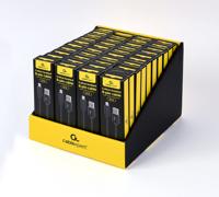 Gembird CCDB-mUSB2B-AMLM-6 Katoenen gevlochten 8-polige kabel met metalen connectoren, 1,8 m, zwart - thumbnail