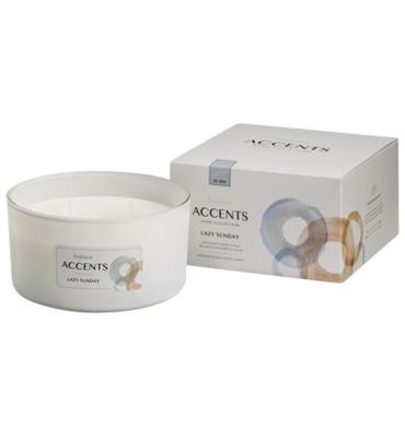 Bolsius Geurkaars in Glas Accents Multi Lont Lazy Sunday - 8 cm / ø 14.5 cm