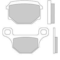 GALFER remblokken "fd252" brake pad fd252 g1054 organic standard - thumbnail