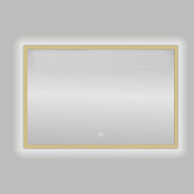 Best Design Badkamerspiegel Nancy Isola LED Verlichting 80x60 cm Mat Goud