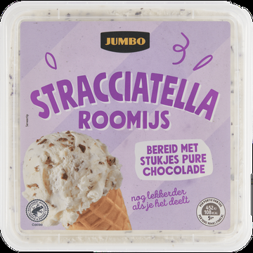 Jumbo Stracciatella Roomijs 518 g