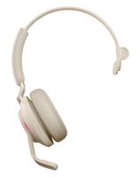 Jabra Evolve2 65 Headset Draadloos Hoofdband Kantoor/callcenter USB Type-A Bluetooth Beige - thumbnail