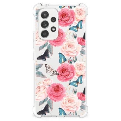 Samsung Galaxy A53 5G Case Butterfly Roses Samsung Galaxy A53 5G Case Butterfly Roses