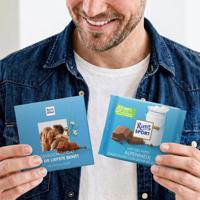 Gepersonaliseerde Ritter Sport chocolade- Alpenmelk - thumbnail