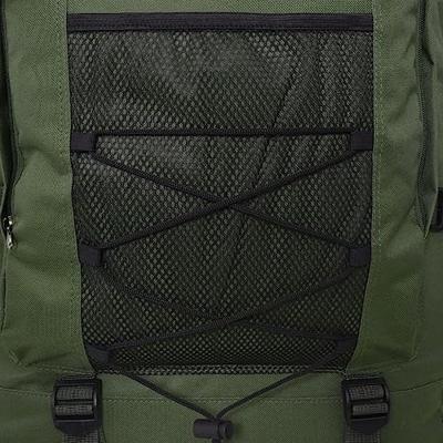 VidaXL Rugzak legerstijl 65 l groen