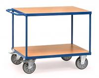 Fetra Hauptartikel 2401 Tafelwagen Staal Poedercoating Laadvermogen (max.): 500 kg Stralend blauw (RAL 5007) - thumbnail