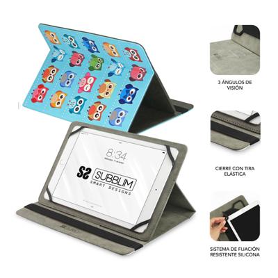 Tablet kap Subblim SUB-CUT-4TC003 Blauw