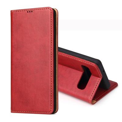 Dermis textuur PU horizontale Flip lederen case voor Galaxy S10 Plus met houder & kaartsleuven & portemonnee (rood) Dermis textuur PU horizontale Flip lederen case voor Galaxy S10 Plus met houder & kaartsleuven & portemonnee (rood)