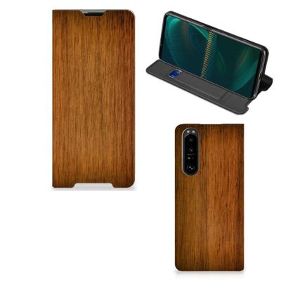 Sony Xperia 5 III Book | Wallet Case | Donker Hout