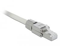 Delock Delock - Netzwerkanschluss - RJ-45 (M) - STP RJ45-stekker CAT.... 6 STP zonder gereedschap 86476 Grijs 1 stuk(s) - thumbnail