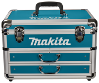 Makita Accessoires Koffer aluminium blauw voor boor-/schroefmachine DF488D - 196626-5 196626-5 - thumbnail