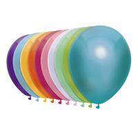 Ballon haza uni 30cm 50 stuks metallic assorti - thumbnail