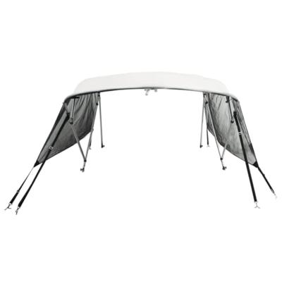 VidaXL Biminitop 4 bogen met mesh zijwanden 243x(185-198)x137 cm