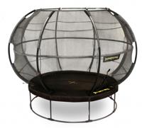 Jumpking trampoline met net en ladder ZorbPOD 427 cm zwart - thumbnail