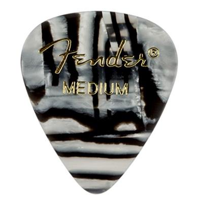 Fender 351 Shape Premium Picks Zebra Medium (set van 12) Fender 351 Shape Premium Picks Zebra Medium (set van 12)