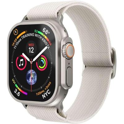 Vonmählen Classic Nylon Loop For Apple Watch 44 - 45 - 46 - 49mm One Size Cream