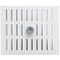 Aluminium Afsluitbaar Schuifrooster Opbouw 300 X 250mm - Wit - thumbnail