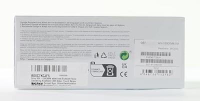 Sony WH1000XM4S.CE7 Over Ear koptelefoon Bluetooth, Draadloos Zilver Noise Cancelling Touchbesturing