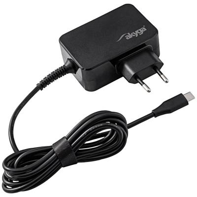 Akyga AK-ND-80 USB-oplader 45 W 5 V, 9 V, 12 V, 15 V, 20 V 3 A
