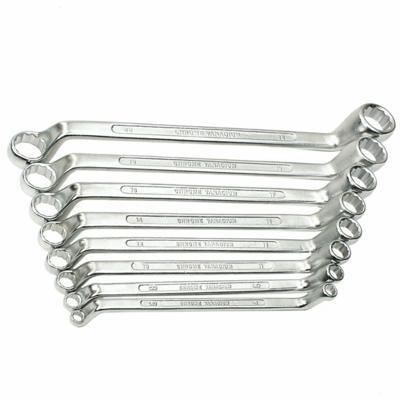 Brüder Mannesmann M 140-08 DIN Dubbele ringsleutelset 8-delig Sleutelbreedte (metrisch) 6 - 22 mm