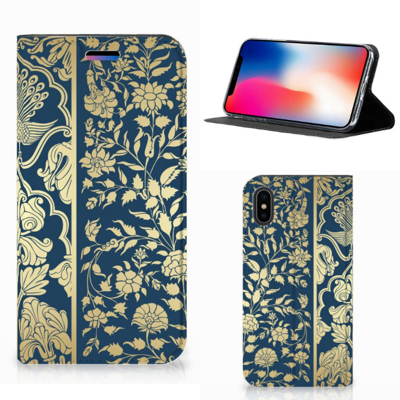Apple iPhone X | Xs Smart Cover Beige Flowers Apple iPhone X | Xs Smart Cover Beige Flowers