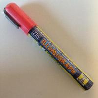 ZIG Illumigraph PMA-510 krijtstift rood - thumbnail