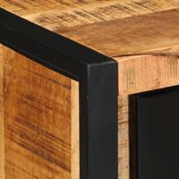 Dressoir 55x35x70 cm massief ruw mangohout - thumbnail