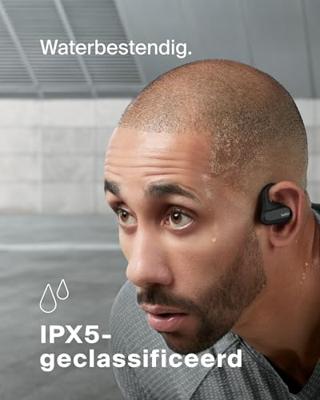 Belkin SoundForm ClearFit Open-Ear Wireless Earbuds, lichte langdurig comfortabele draadloze oordopjes, waterbestendig (IPX5), draadloze oortjes voor sport, hiken, fietsen, hardlopen en meer - Zwart