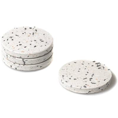 Sareva Onderzetters Terrazzo Ø 9 cm - 4 Stuks Sareva Onderzetters Terrazzo Ø 9 cm - 4 Stuks
