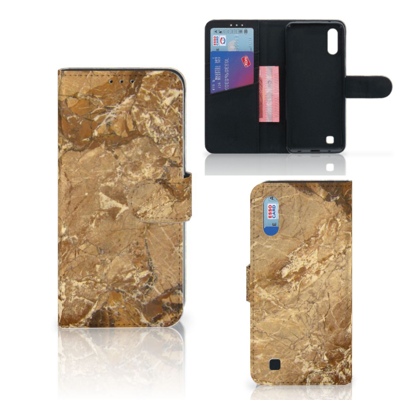 Samsung Galaxy M10 | Bookcase | Marmer Creme