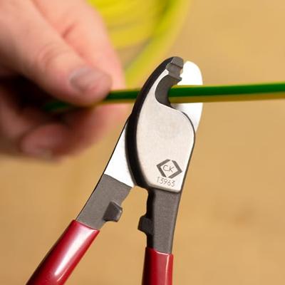 C.K T3963 Kabelsnijder Geschikt voor (striptechniek) Aluminium- en koperkabel, een- en meerdraads 11 mm
