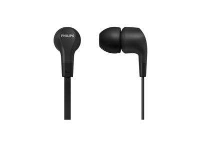 Philips E1105BK HiFi in-ear hoofdtelefoon, in-ear volumeregeling, zwart