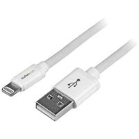 StarTech.com 2 m lange witte Apple 8-polige Lightning-connector-naar-USB-kabel voor iPhone / iPod / iPad - thumbnail