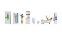 NOCH 16289 H0 Themaset badkamer figuren Kant-en-klaar model - thumbnail