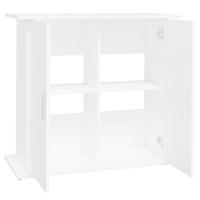 Aquariumstandaard 81x36x73 cm bewerkt hout wit - thumbnail