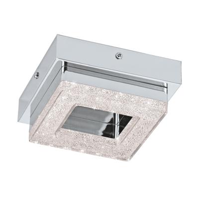 Eglo Led plafondlampFradelo 4w - 3000K - 12cm chroom met kristal - 95655