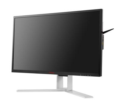AOC Agon AG271QG 68,58 cm (27 inch) monitor (HDMI, USB-hub, displaypoort, 4ms responstijd, 165 Hz, 2560x1440, Nvidia G-Sync) Zwart/Rood