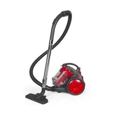Zakloze multi-cycloon stofzuiger - LIVOO - DOH136R - 700 W - 16 kPa - 78 dB - 3 L - Wasbaar filter - Rood / Grijs - thumbnail