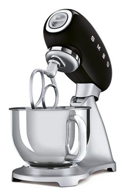 Smeg SMF02BLEU mixer - Staande mixer - Zwart/Zilver 800 W Smeg SMF02BLEU mixer - Staande mixer - Zwart/Zilver 800 W