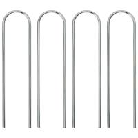 VidaXL Voetbalrebounder 184x61x123 cm staal en pe wit en zwart - thumbnail