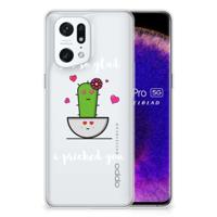 OPPO Find X5 Pro Telefoonhoesje met Naam Cactus Glad - thumbnail