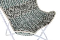 Tuinstoel DKD Home Decor Blauw Wit Groen Ijzer 74 x 65 x 90 cm - thumbnail