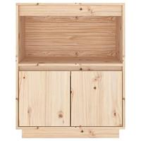 Dressoir 60x34x75 cm massief grenenhout - thumbnail