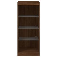 Dressoir met LED-verlichting 41x37x100 cm bruineikenkleurig - thumbnail